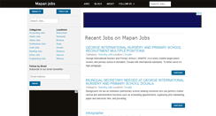 Desktop Screenshot of mapanjobs.com